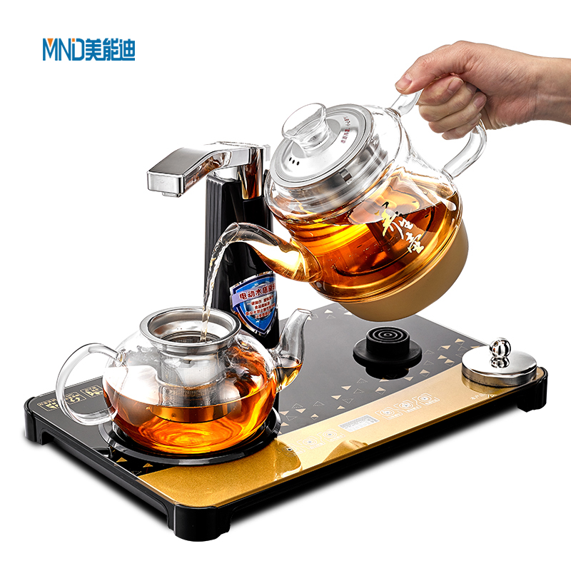 High Quality New Design Intelligent Chinese Style Electric Automatic Tea Maker with Tray for Home