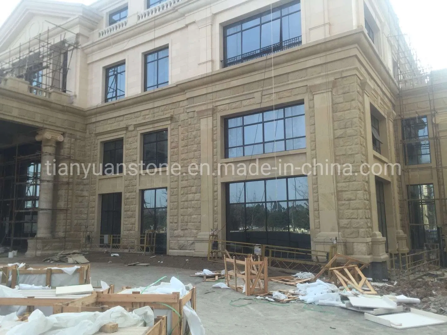 Garden Sandstone Pillar, Sandstone Carving Pillar, Sandstone Pillar