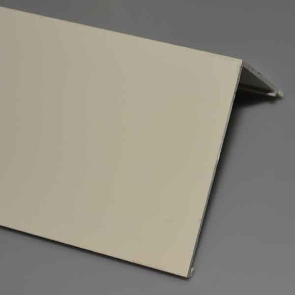 Black White or Customized Smooth Roof Aluminum Fascia for USA Market