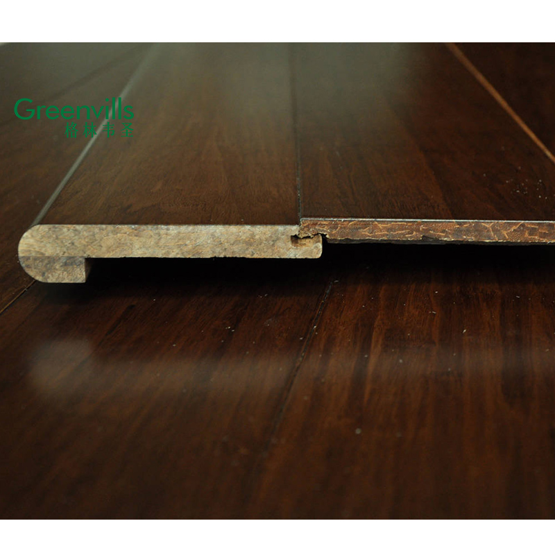 New Arrival Bamboo Floor Distressed Java Stained Strand Woven Solid Flooring Cheap Prices Bamboo Flooring