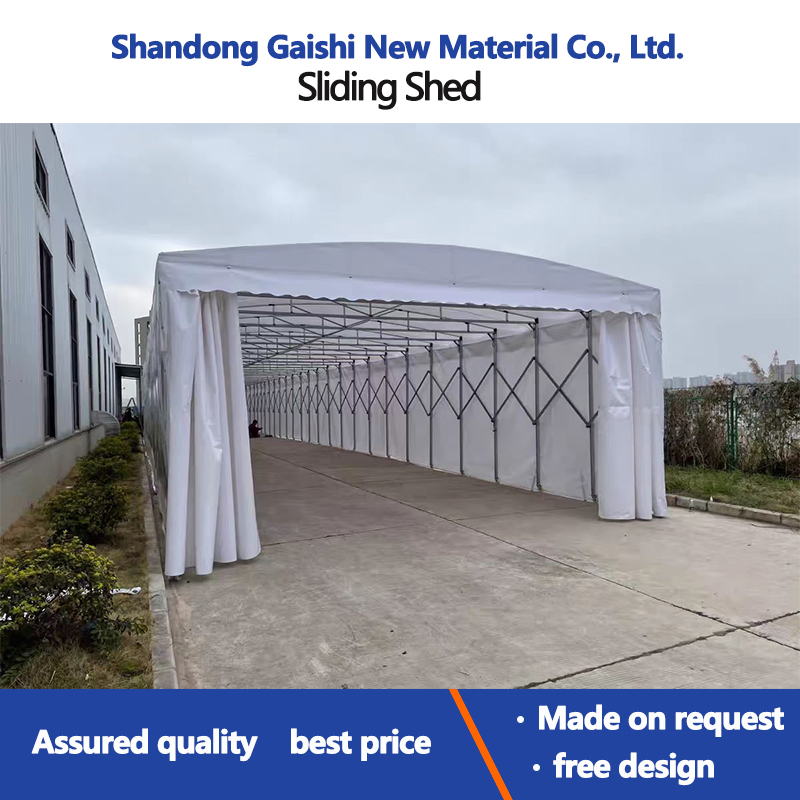 Outdoor Commercial Catering Push-Pull Tent Sliding Sunshade Canopy Warehouse Storage Shelter Tent
