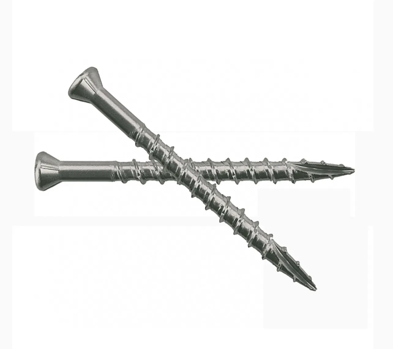 SS304 Metal Drywall Screws T25 Type 17 Knurling Thread Timber Wood Decking Screws Chipboard Screw for Wood Deck