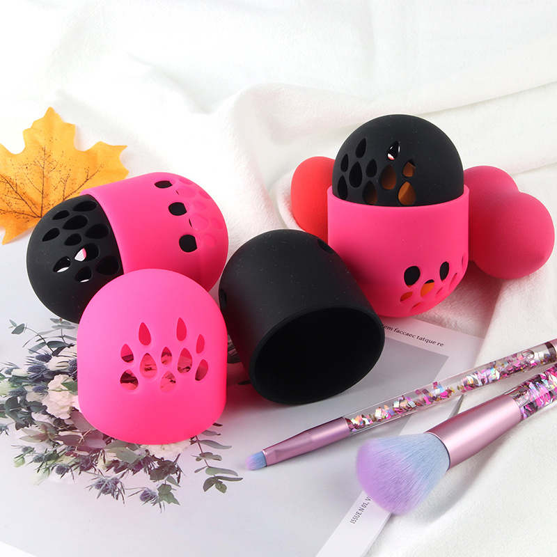 Private Label Capsule Travel Package Makeup Blender Beauty Makeup Sponge Case with Custom Logo