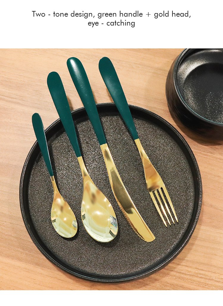 Elegant Luxury Gold Cutlery Sets for Upscale Dining Experiences