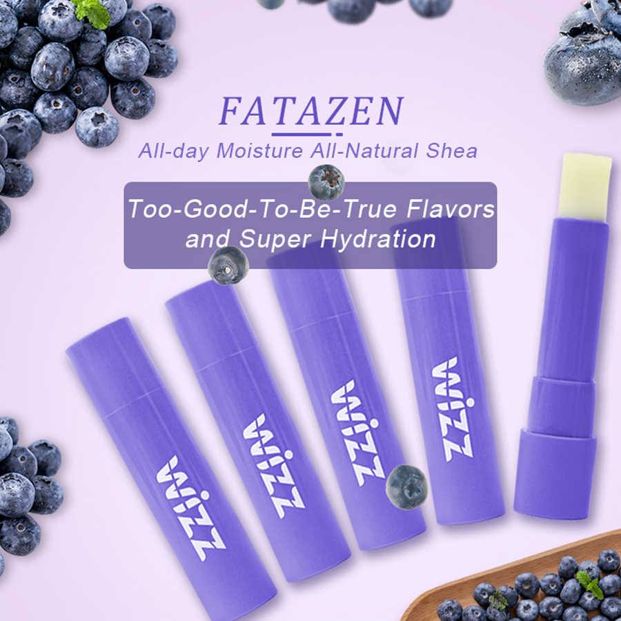 Deep Hydrating Non Greasy Exfoliating Lighten Lip Lines Repair Blueberry Lip Balm