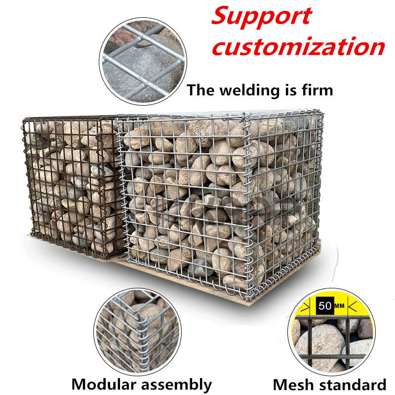 Welded Gabion Wire Mesh Gabion Fence River Mattress Gabion Landscape Retaining Wall Stone Cage Gabion Wire Mesh Gabion Box Gabion Baskets