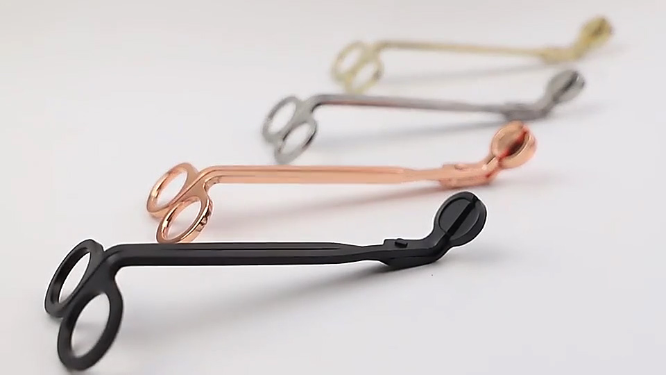 Stainless Steel 4 Pieces Set Candle Accessory Set with Storage Tray