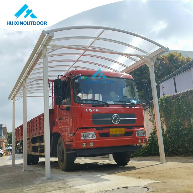 Waterproof Aluminum Part RV Composite Panel Sun Metal Frame Car Shed Foldable