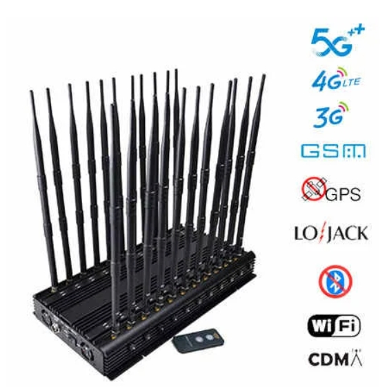 22 Antenna Cell Phone Signal Jam--Mer Mobile Signal Blo--Cker WiFi 3G 4G 5g GPS Cell Phone Signal