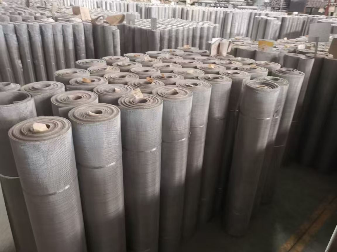 304 316 Stainless Steel Wire Mesh Plain Weave Woven Netting for Filters Custom Processing Services Available
