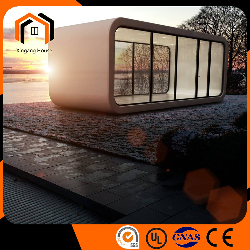 Portable Luxury Flat Pack Modular House Micro Home Outdoor Tiny House Apple Cabin