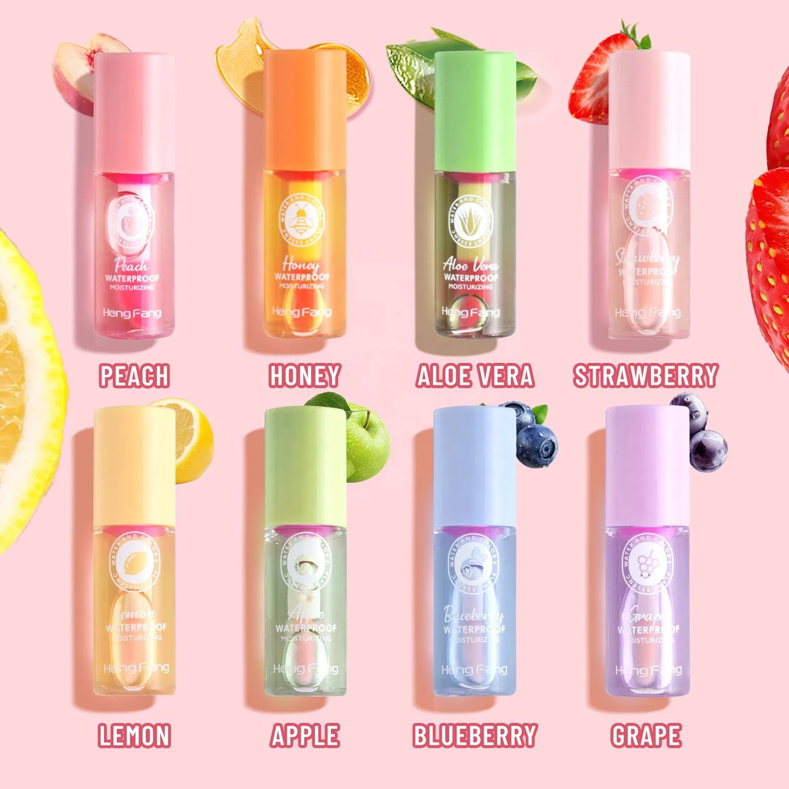 Mineral Lip Gloss Moisturizing Plant Extract Color Changing Formula Lip Oil