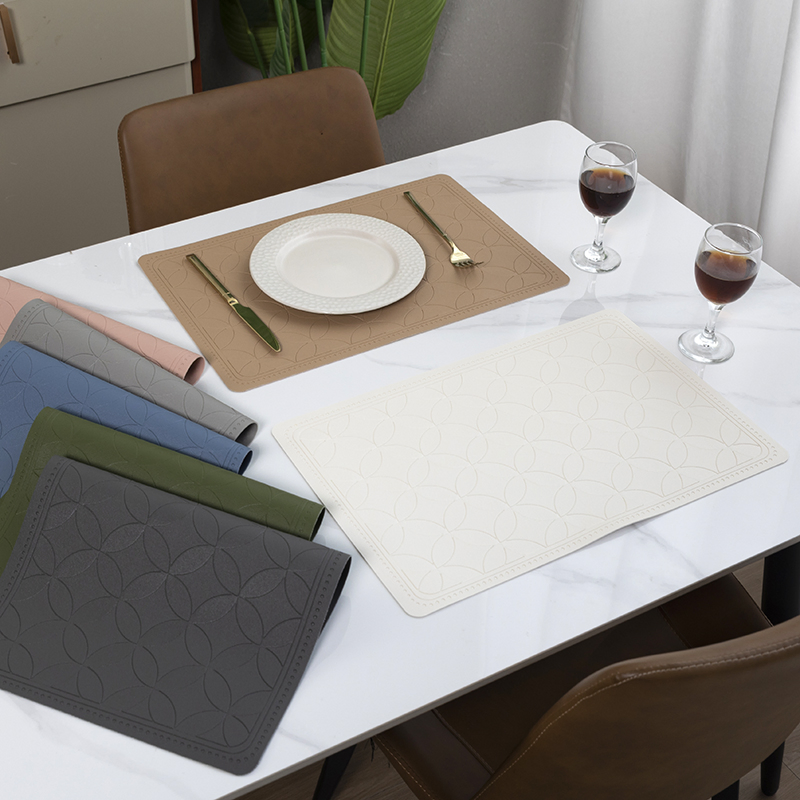 Nordic PVC Placemat for Dining - Non-Slip, Washable Table Mat