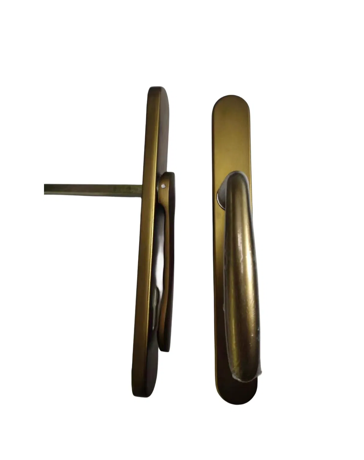 Door Hardware Aluminium Accessories Lever Interior Black Door Handle