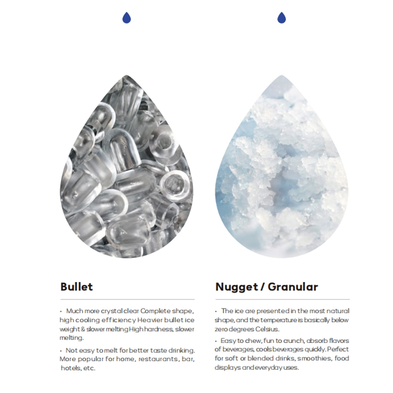 909kg/24h Large Scale Automatic Commercial Ice Cube Maker