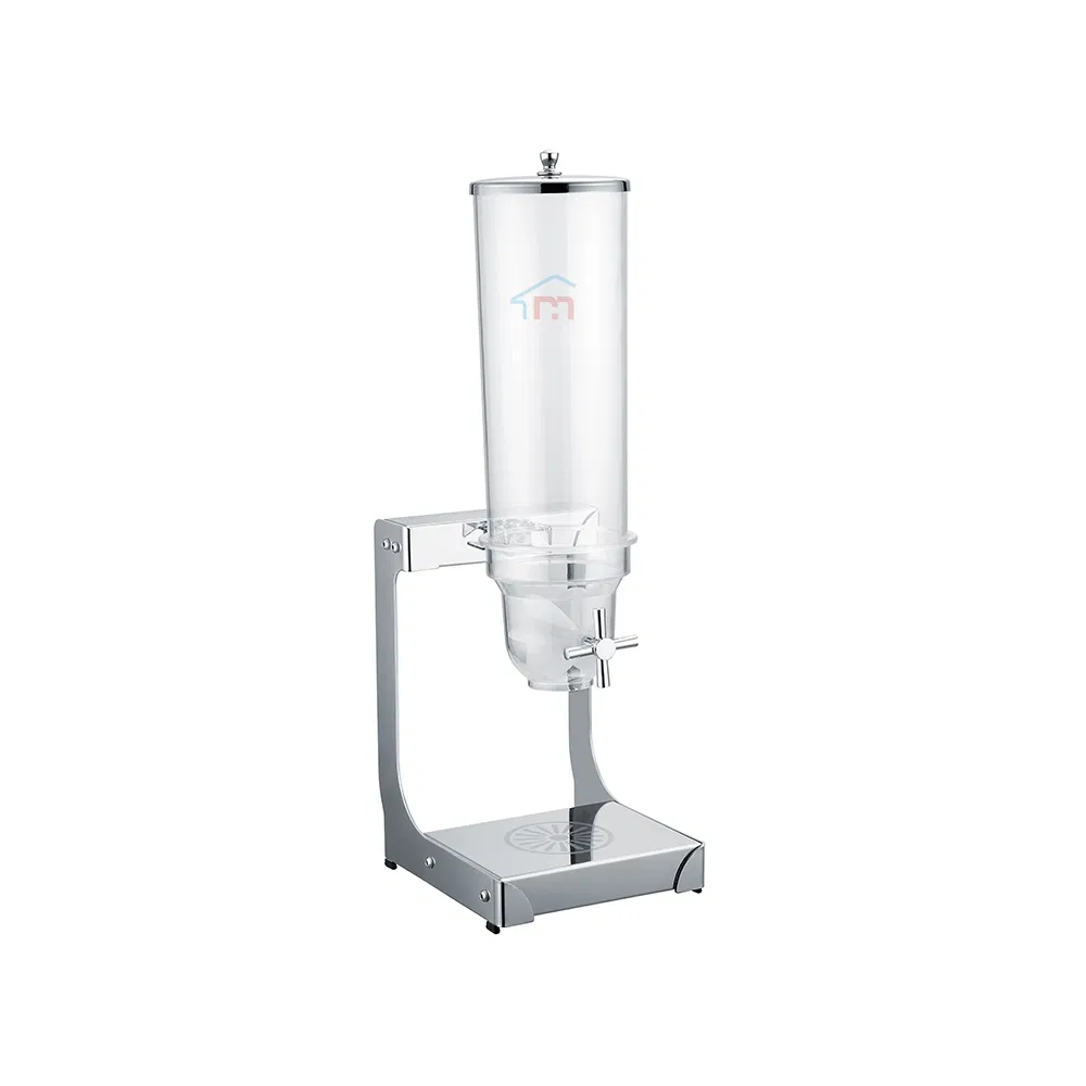 Xiangsheng 3.5L*2 Stainless Steel Cereal Dispenser Metal Coffee Bean Storage Dispenser