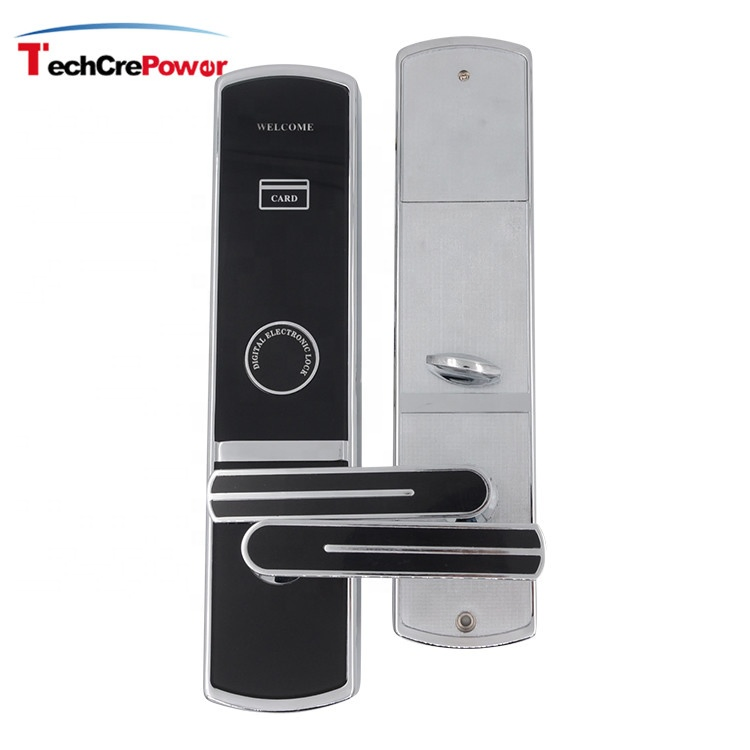 E719 Smart RFID Card Swipe Door Lock Hotel Room Locks for Hotel Card Key Lock System