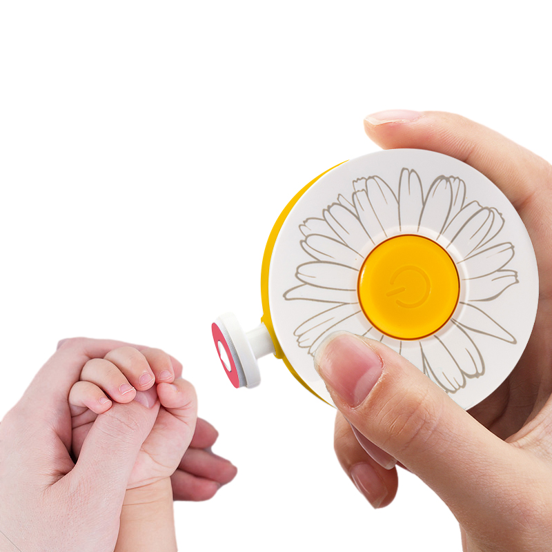 Patented Rechargeable Electric Nail File Two Speed Nail Trimmer for Both Baby & Adult