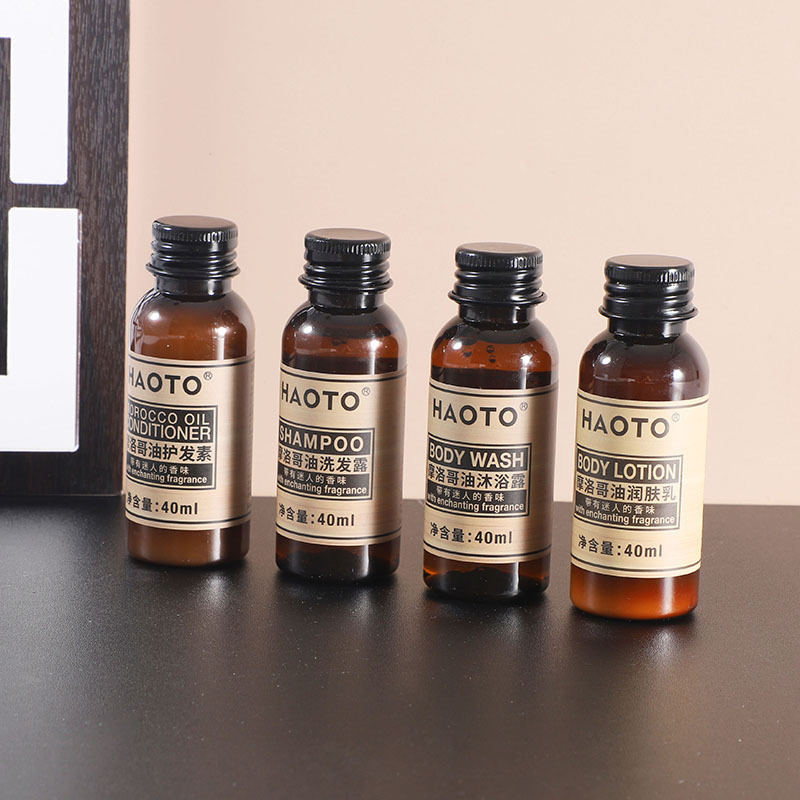 Hotel Shampoo in Pet Bottle with Printing Factory Price