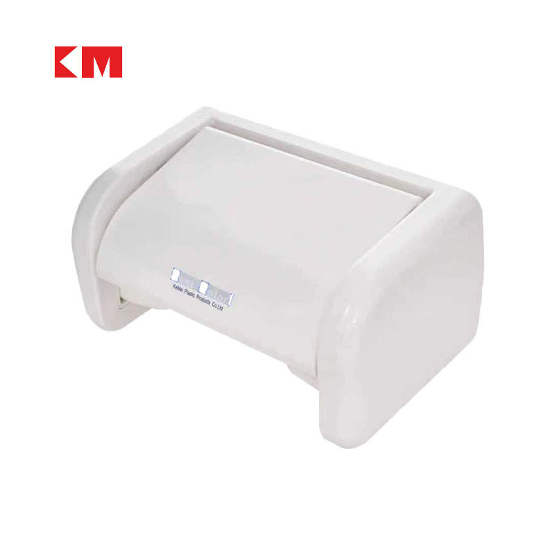 Km809 Perforation-Free Tissue Holder Toilet Roll Adhesive Dual-Purpose ABS Storage