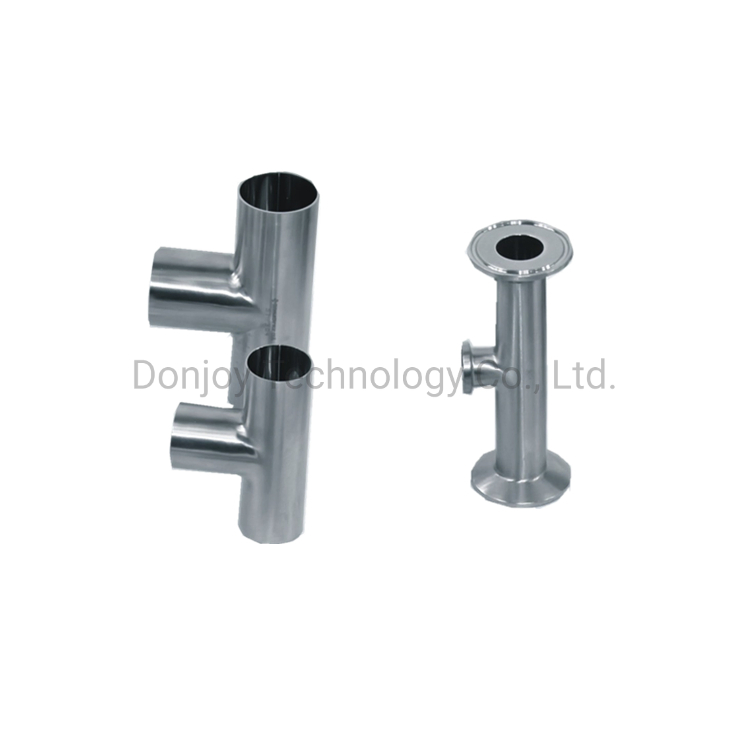 DIN Standard Stainless Steel Sanitary Clamped Tee