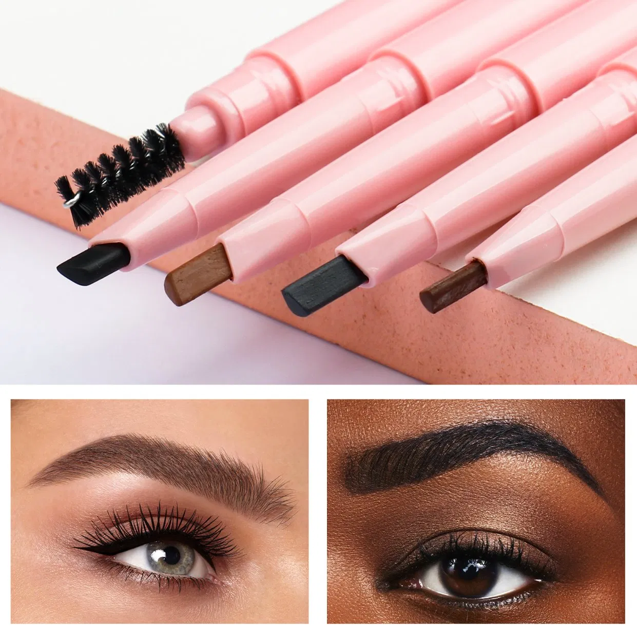 Customized High Quality Eyebrow Pencil with Logo