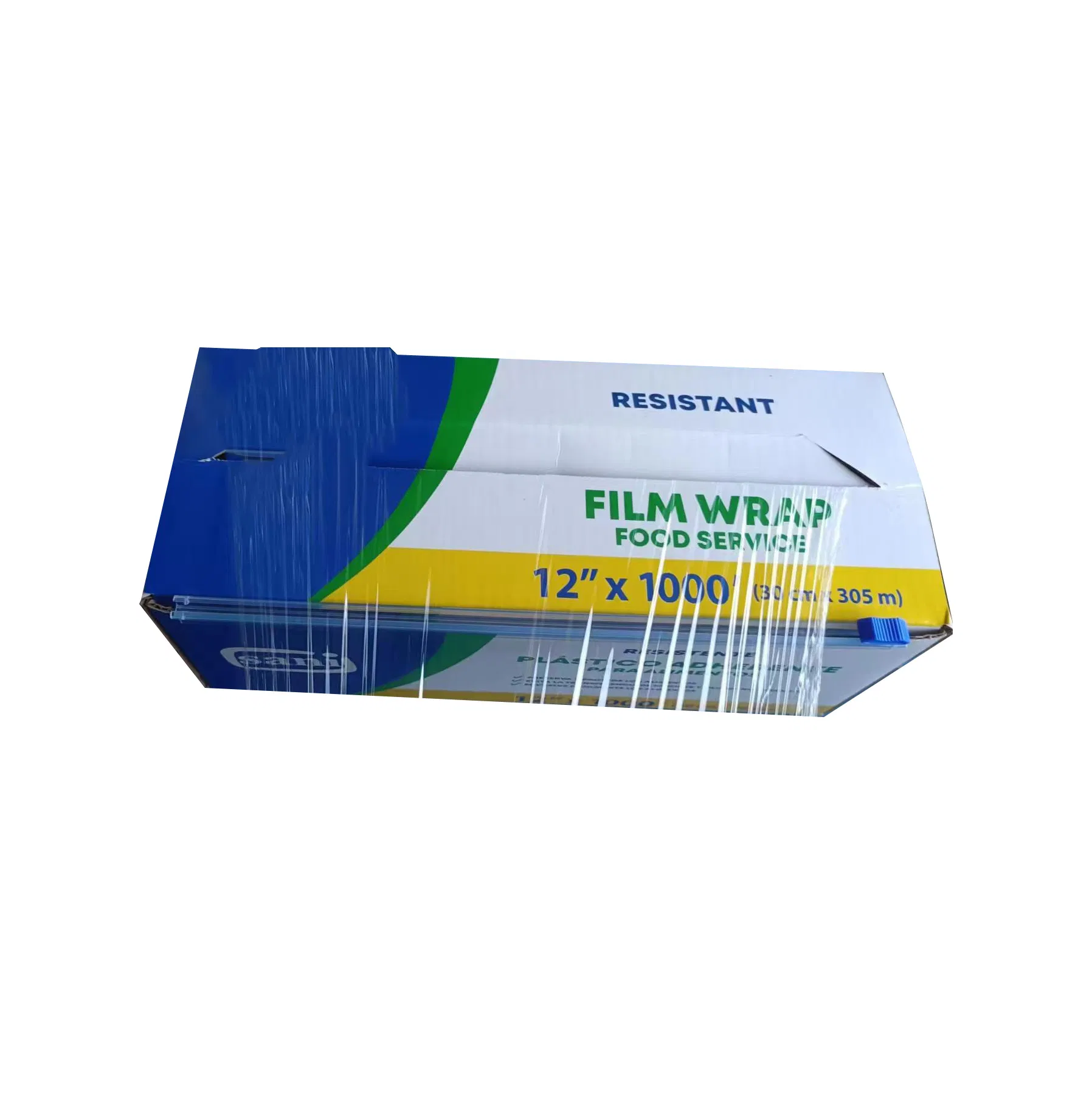 Household Good Sticky Food Grade PE Cling Film with Slide Cutter