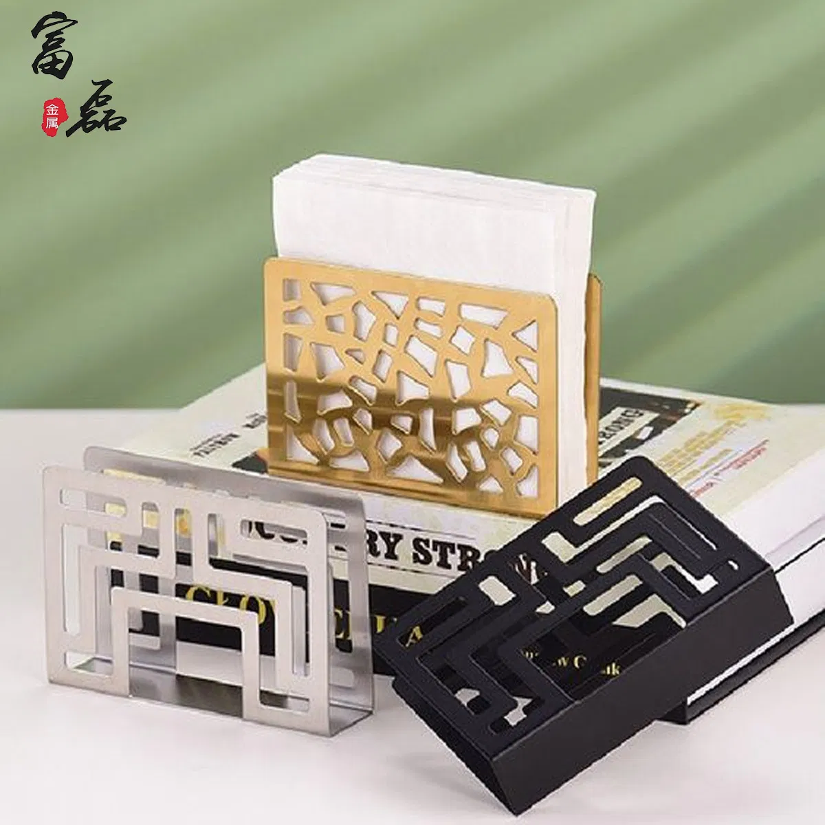 Premium Tissue Organizer Tissue Box Holder for Classy Commercial Spaces