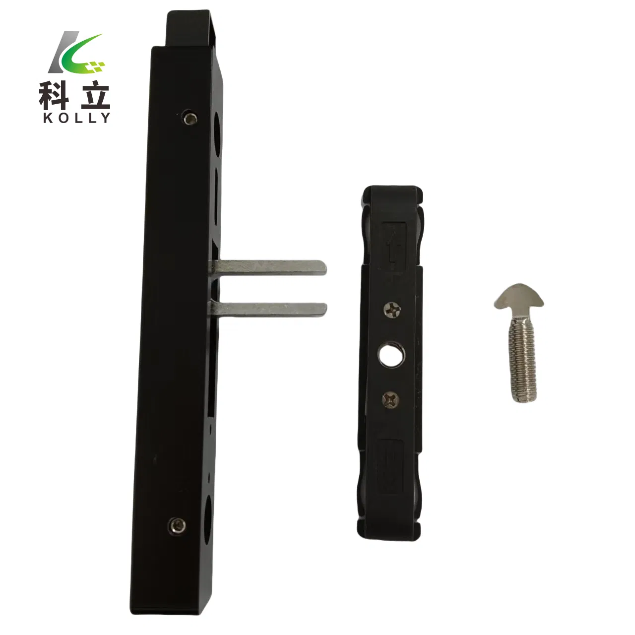 Premium Stainless Steel Double Door Security Flush Bolt Latch