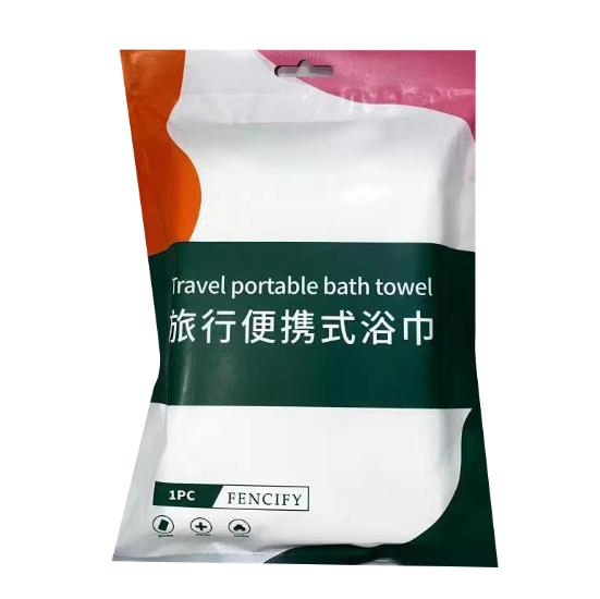 Customized Promotion Logo Disposable Compressed Bath Towel for Travel Use