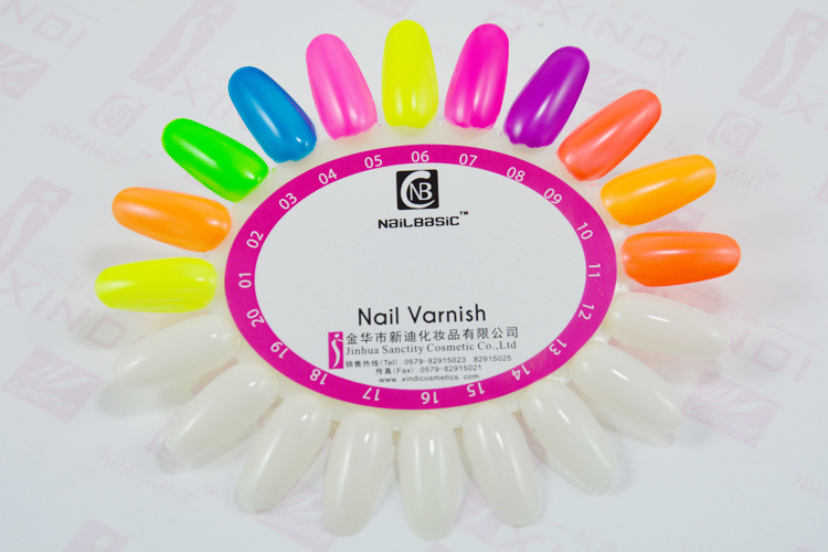 Neon Fluorescent High Quality Nail Polish Nail Varnish