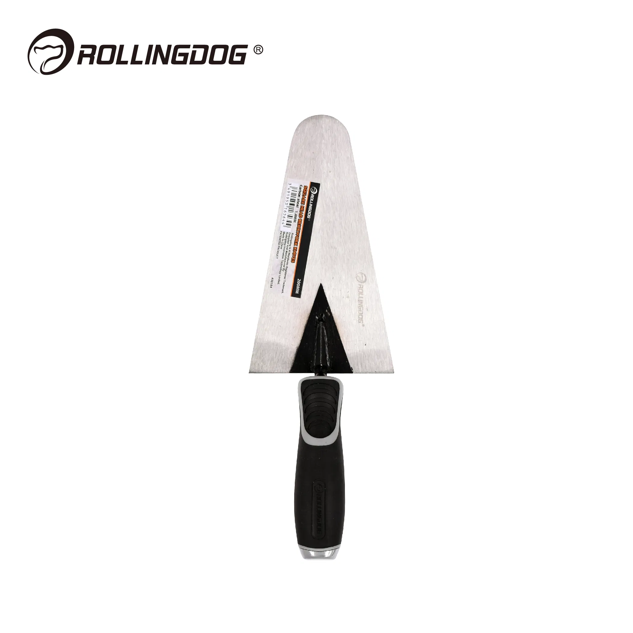 Rolingdog-PRO 50186 9 Inch Round Point Trowel for Mixing and Spreading Plaster