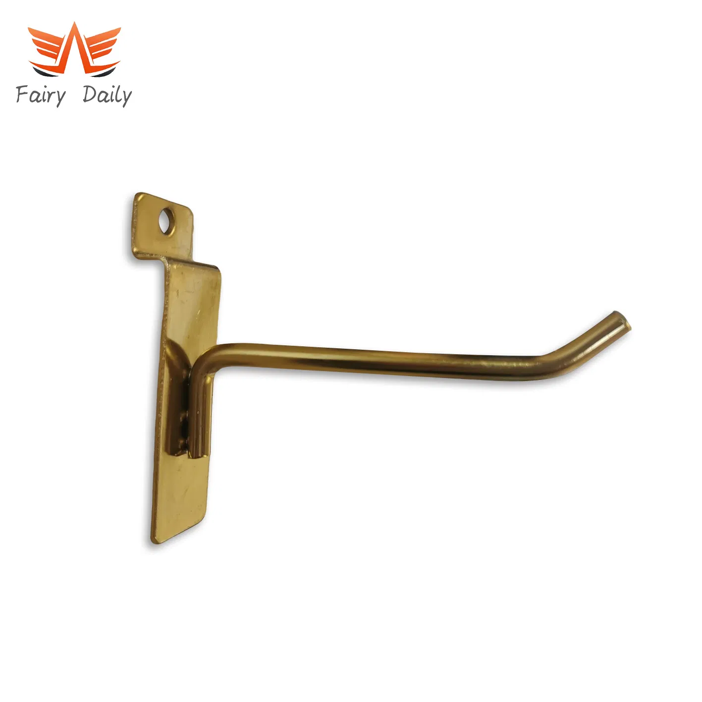 Metal Chrome Peg Gridwall Slatwall Pegboard Accessories Single Wire Display Hooks