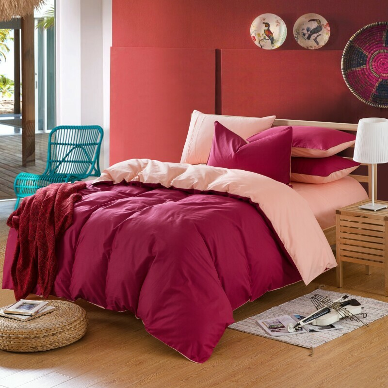 Wholesale Cheap Price 100% Cotton Color Bedding for Hotel (JRD664)