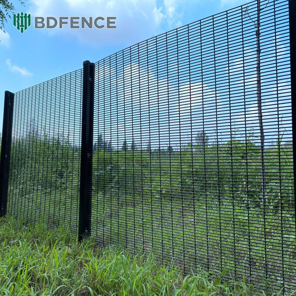 High Security Anti-Climb Clear View Fence for Prisons 358 Fence High Security Fences Mesh Wire Fencing