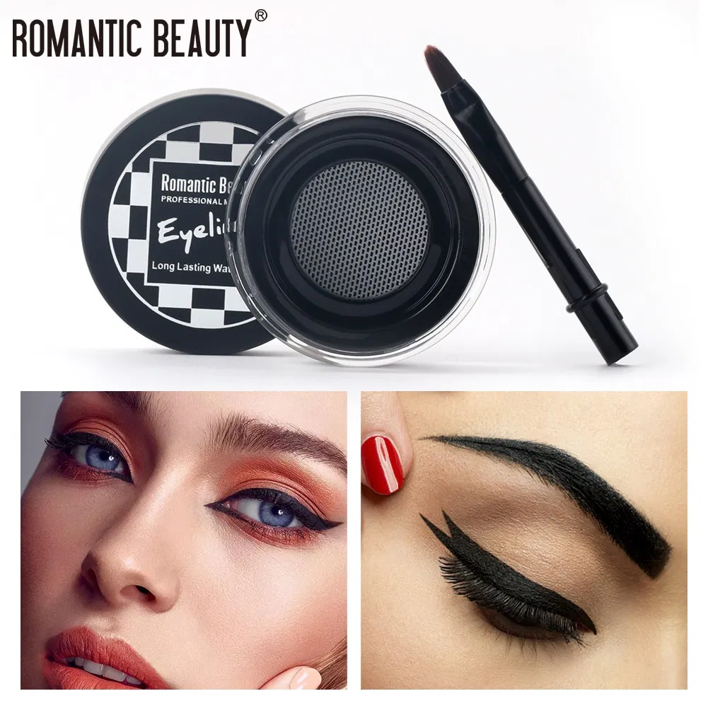 Y305 Romantic Beauty Waterproof Non-Smudge Eyeliner European and American Makeup Long-Lasting Coloring Eyeliner Brush