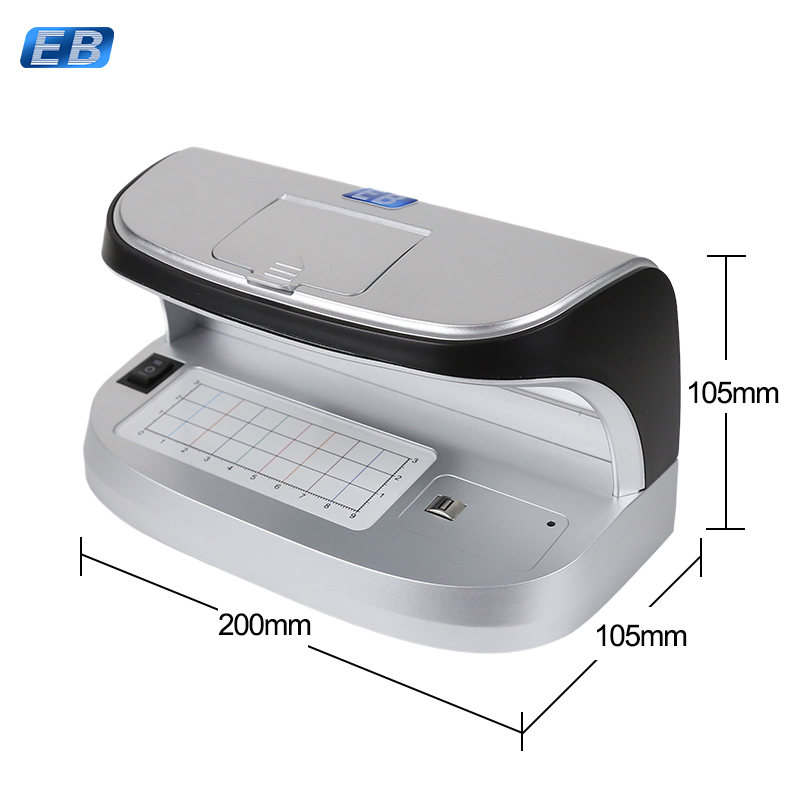 DC-11 Portable UV LED Money Detector with Magnetic Sensor for Bills Passports Credit Cards Rechargeable Battery Watermark Verification