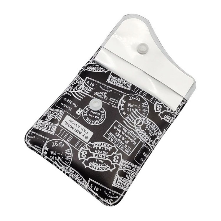 Wholesale Glossy Grey Aluminium Mini Malboro Portable-Ashtray-Bag Pocket Cigarette Ash Storage Bag Ashtray Ashes Bag