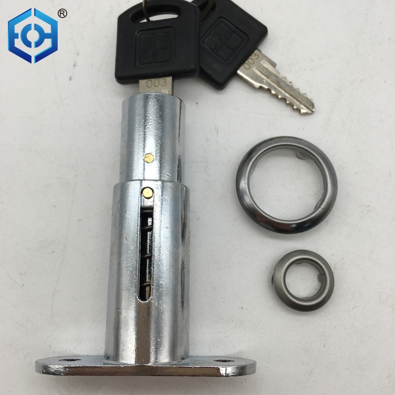 Wholesale Cabinet Wooden Door Flange Fixed Zinc Alloy Sliding Door Lock