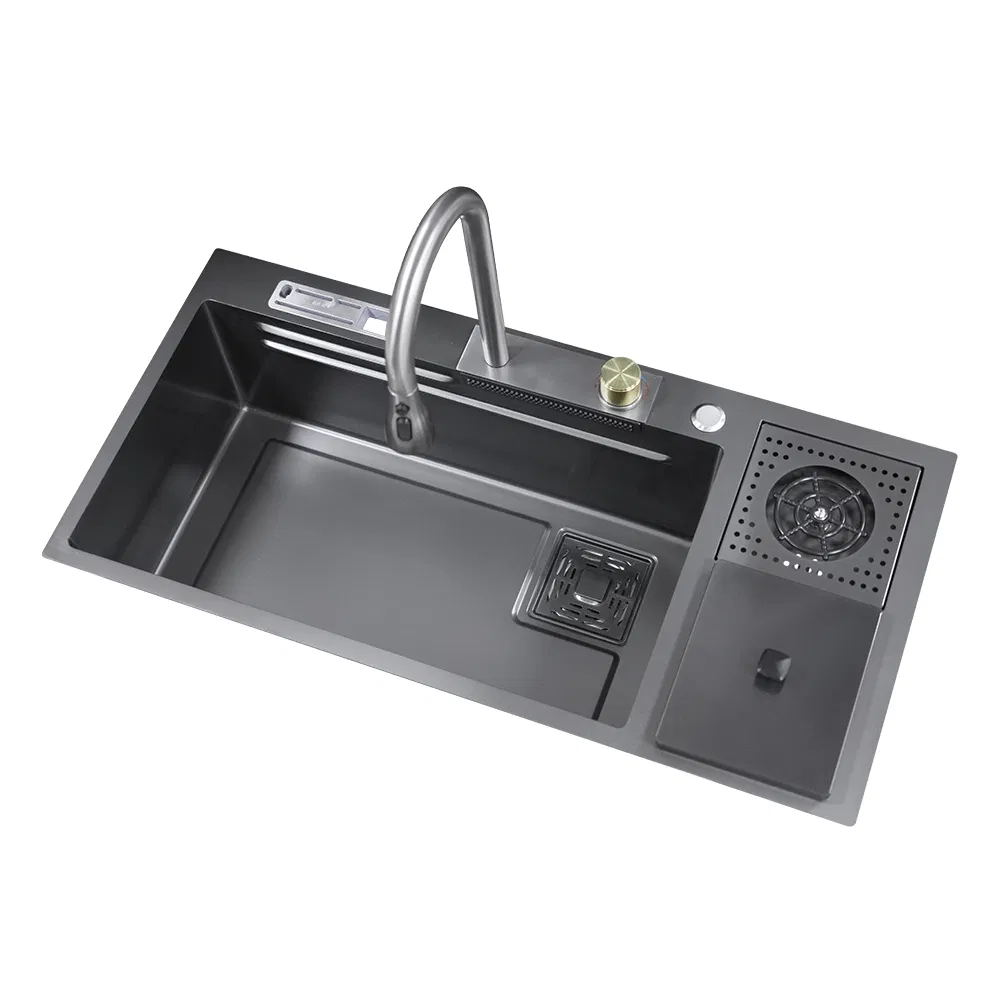 Easy Install Stainless Steel Bowls Rectangular Washing Basin Kitchen Sink