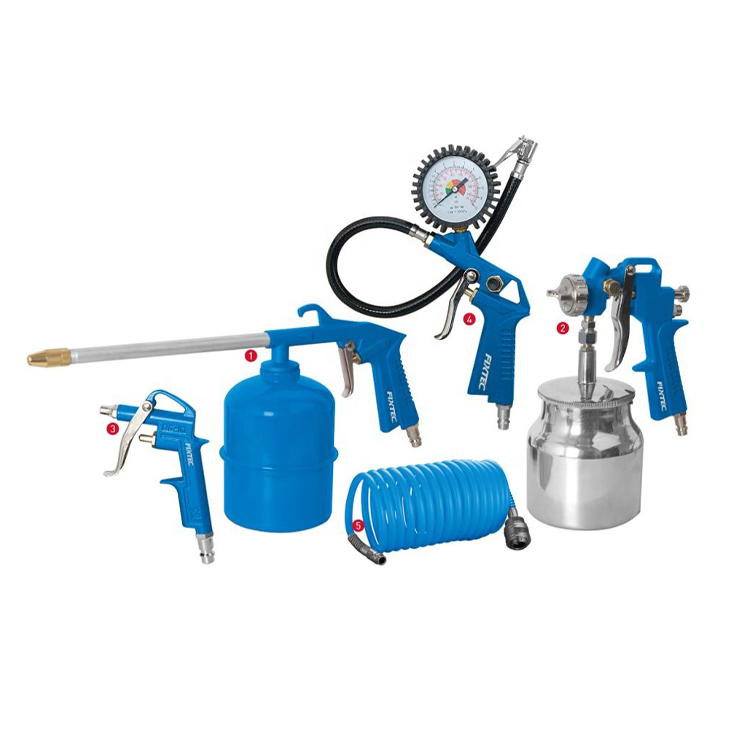Пневматический краскопульт Fixtec Professional 5PCS, набор