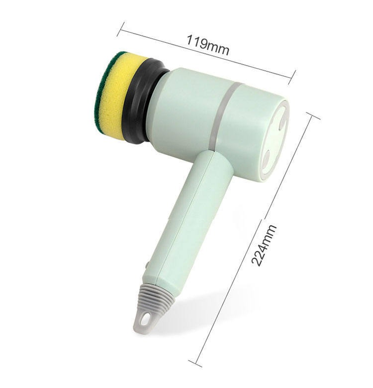 Automatic Spin Scrubber Wireless USB Rechargeable Kitchen Electric Cleaning Brush