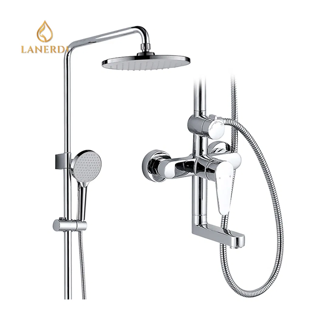 Душевая система Lanerdi Luxury, хром
