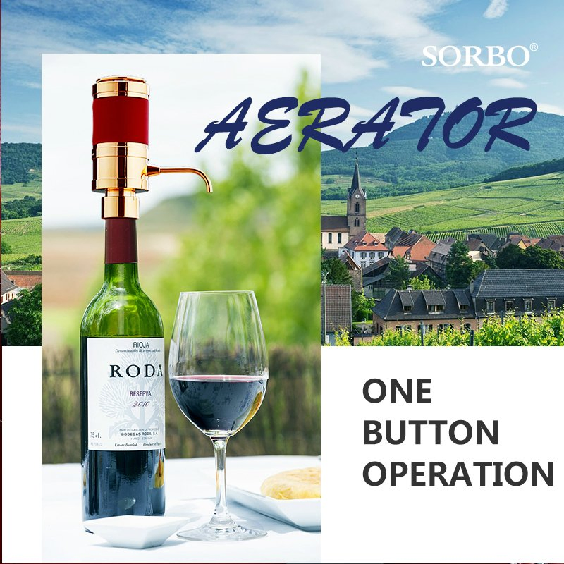 High-End Gift Easy-Operatioon Electronic Wine Aerator Decanter
