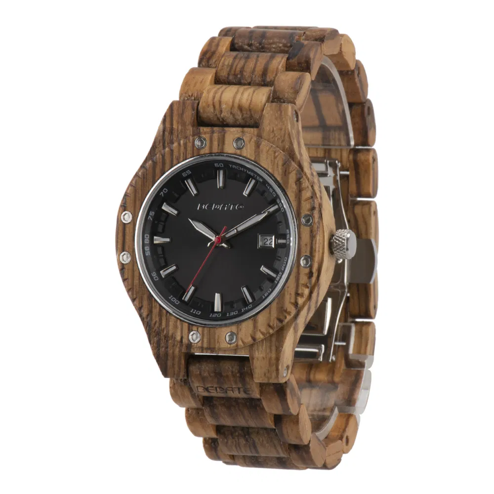 Manufacturer Customization Gift Fashion Water Resistant Men Wooden Watch
