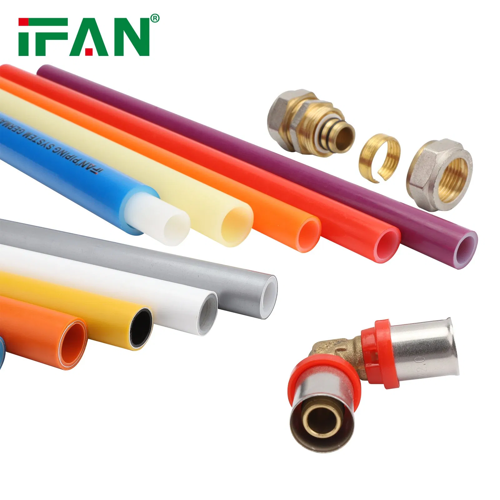 Труба PEX-Al-PEX для теплого пола Ifan GB-T 18992, 16-32мм
