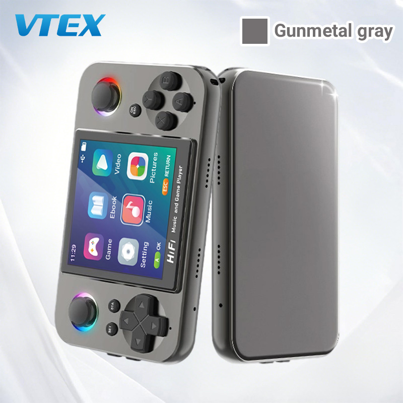 Classic Game 3.0" IPS Square Screen Cheap Play Zone 128GB TF Support 10 Emulators Metal Body Handheld Video Retro Game Console