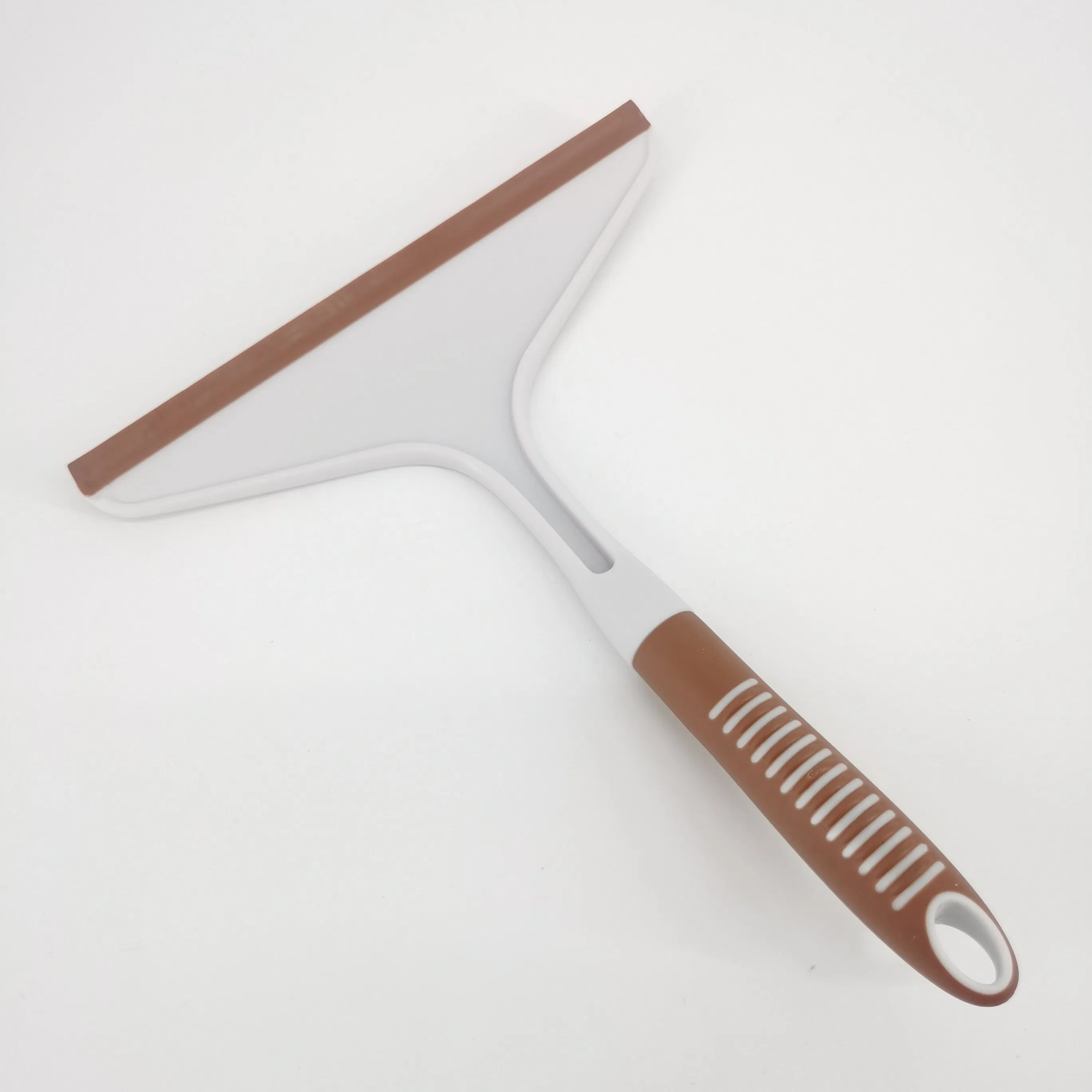 Soft Scraper Cleaner with Plastic Handle Silicone Head Bathroom Glass Window Squeegee