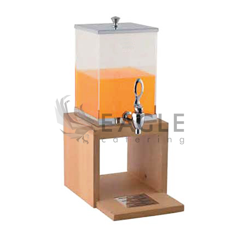 Wooden Base Commercial Beverage Juice Dispenser