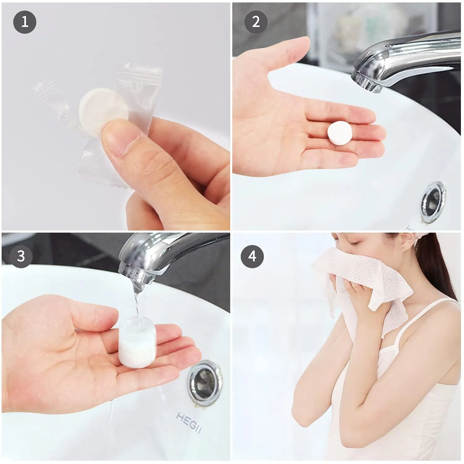 Luxury Compressed Cotton Towels - Quick-Expand Portable Wipes for All Occasions